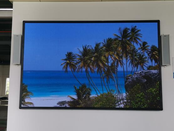 泰安市三合自來水廠展廳P1.6全彩屏10平方 泰安市三合自來水廠展廳P1.6全彩屏10平方